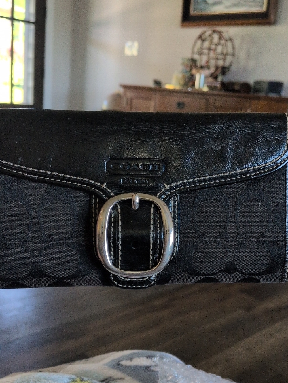 Coach‎ Bleeker Signature C Wallet with Buckle
